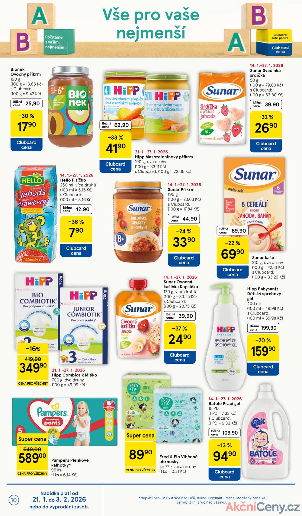 Tesco supermarkety od 21.1. do 27.1.2026