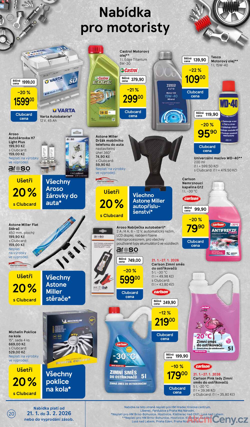 Tesco malé hypermarkety od 21.1. do 27.1.2026