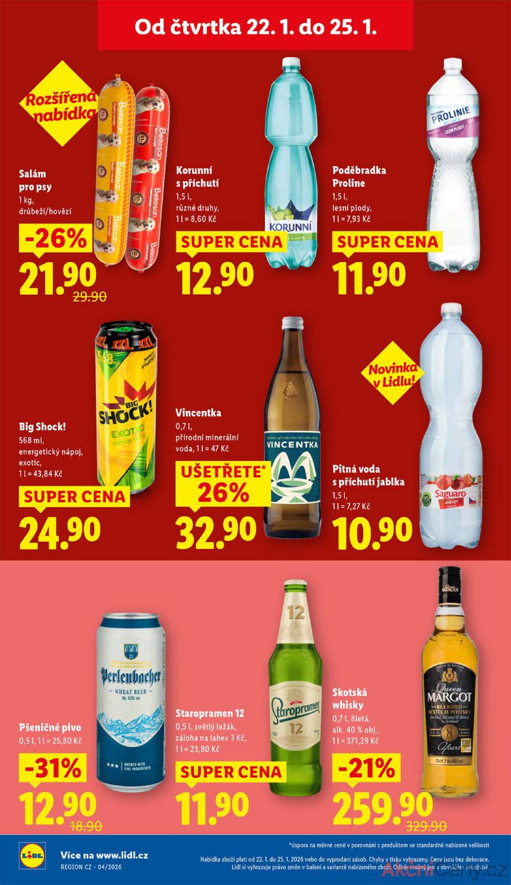 Lidl Čtvrtek od 22.1. do 25.1.2026