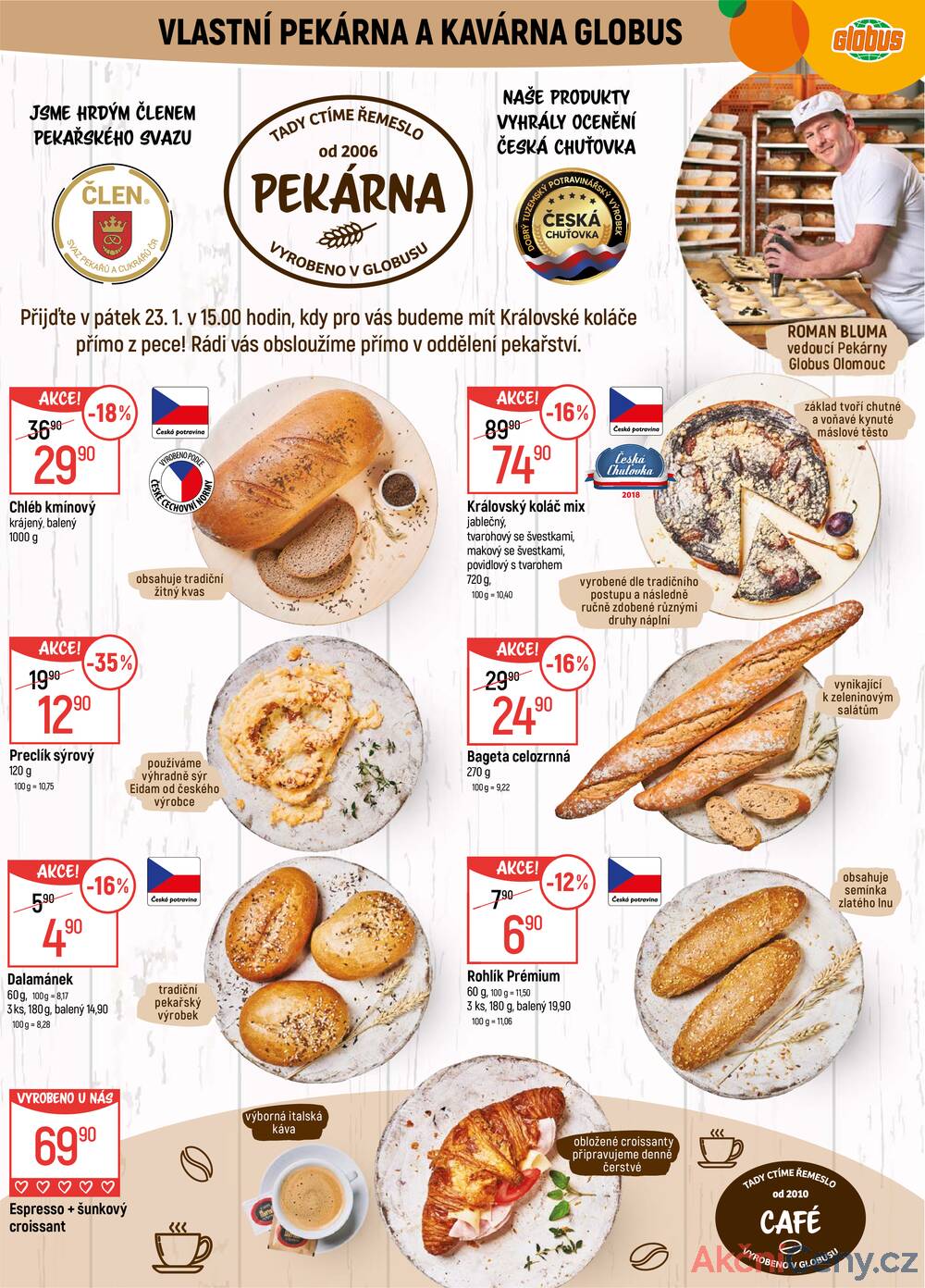 Akční leták Globus 21.1. - 27.1.2026 - Globus Olomouc