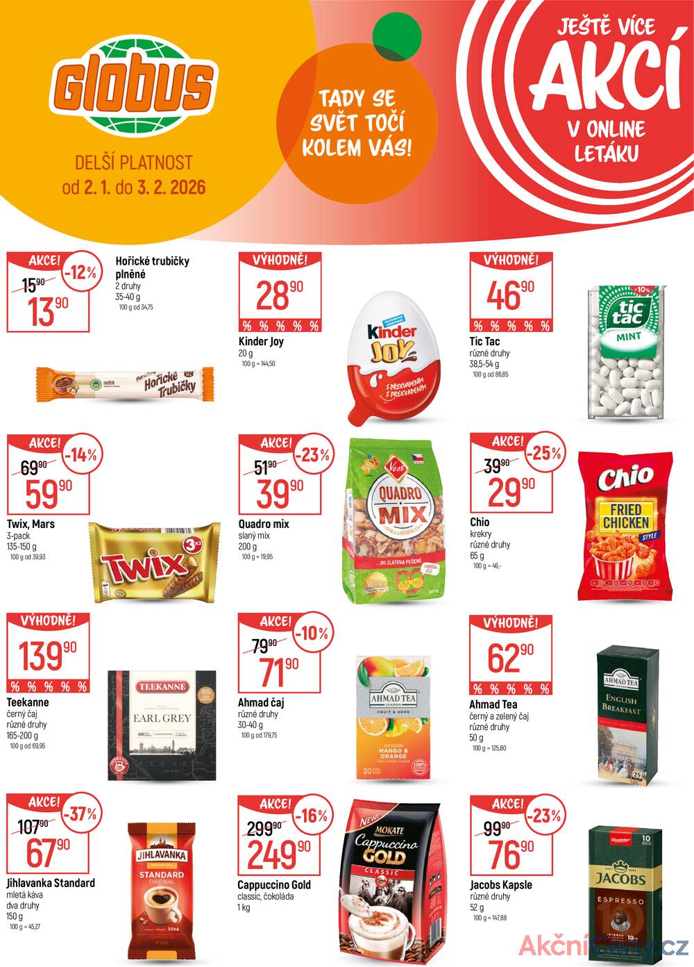 Akční leták Globus 21.1. - 27.1.2026 - Globus Olomouc