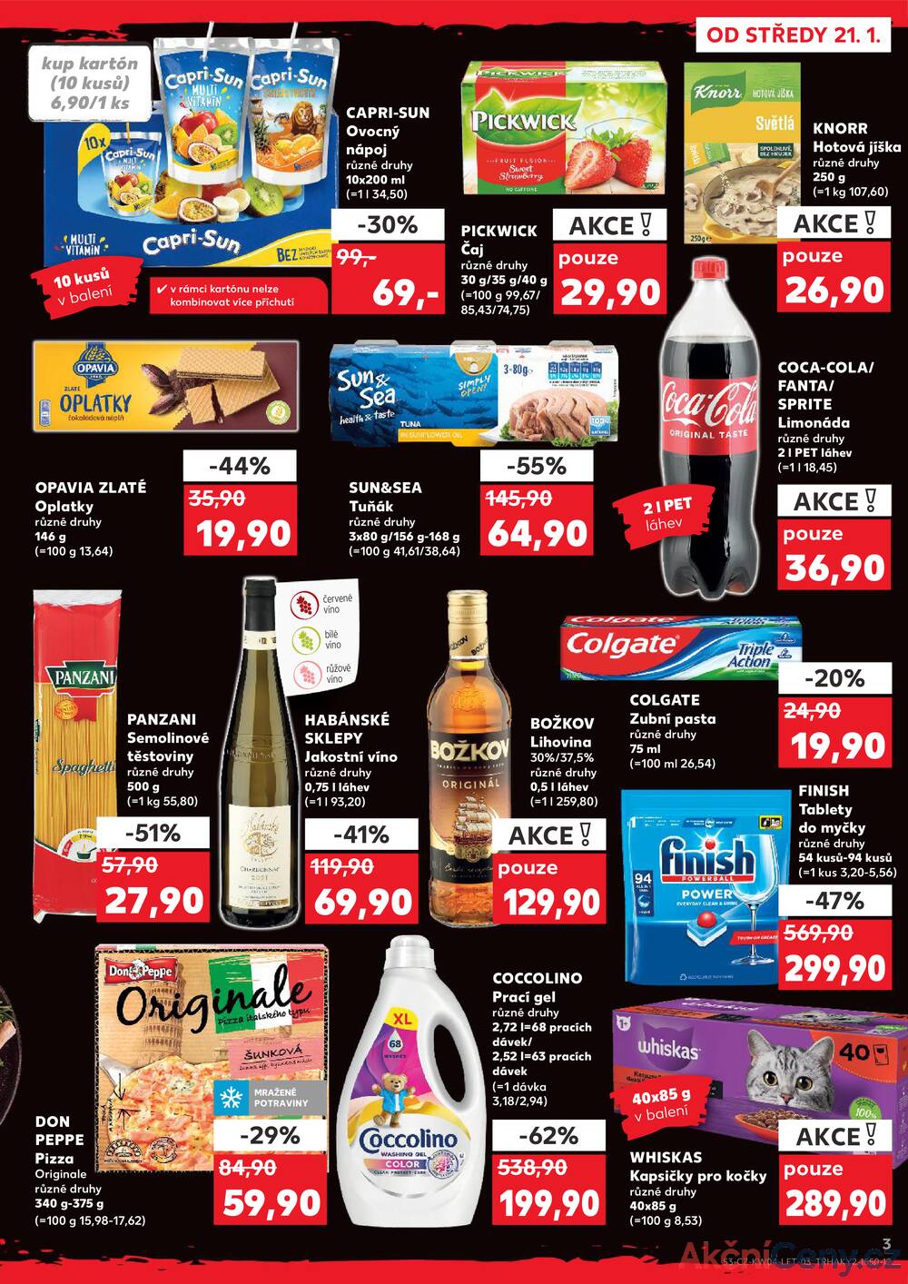 Kaufland 21.1. - 27.1. - Kaufland - Praha 3 (Jarov)