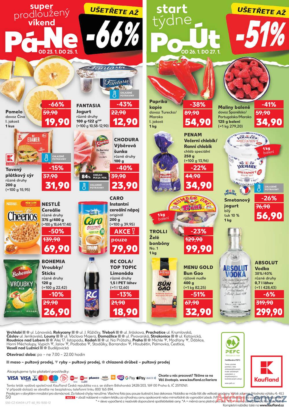 Kaufland 21.1. - 27.1. - Kaufland - Praha 3 (Jarov)