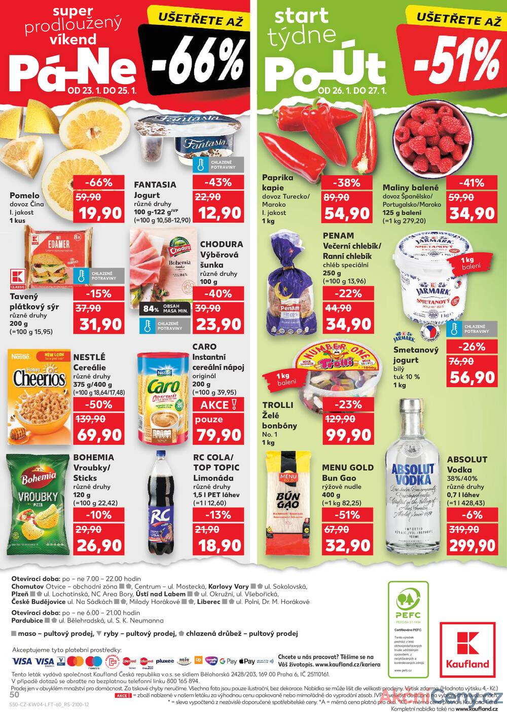 Kaufland 21.1. - 27.1. - Kaufland - Chomutov - centrum