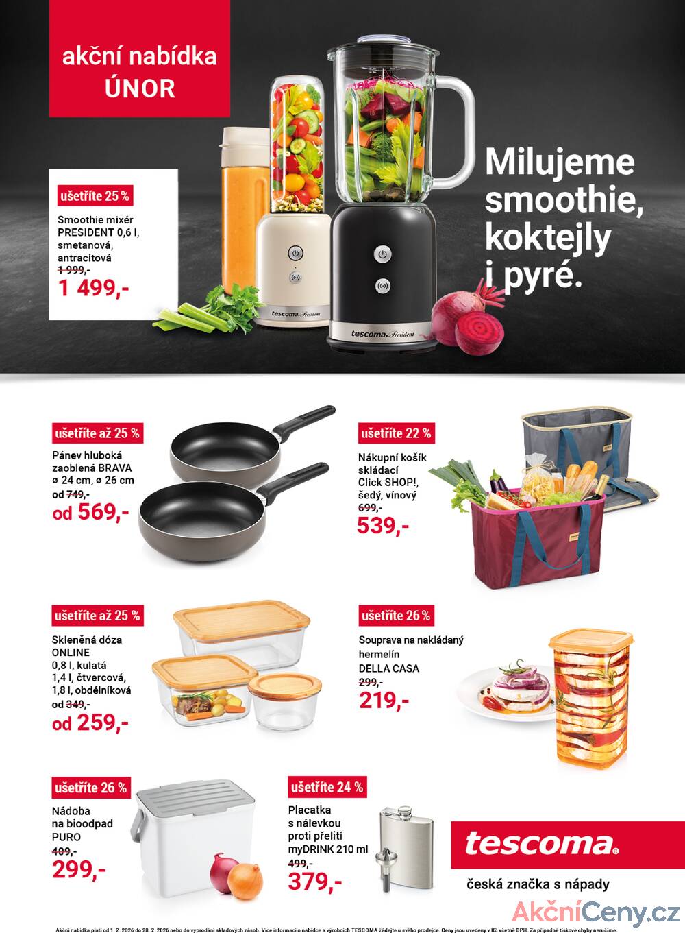 Leták Tescoma - Tescoma od 1.2. do 28.2.2026 - strana 1 Leták Tescoma - Tescoma od 1.2. do 28.2.2026 - strana 1
