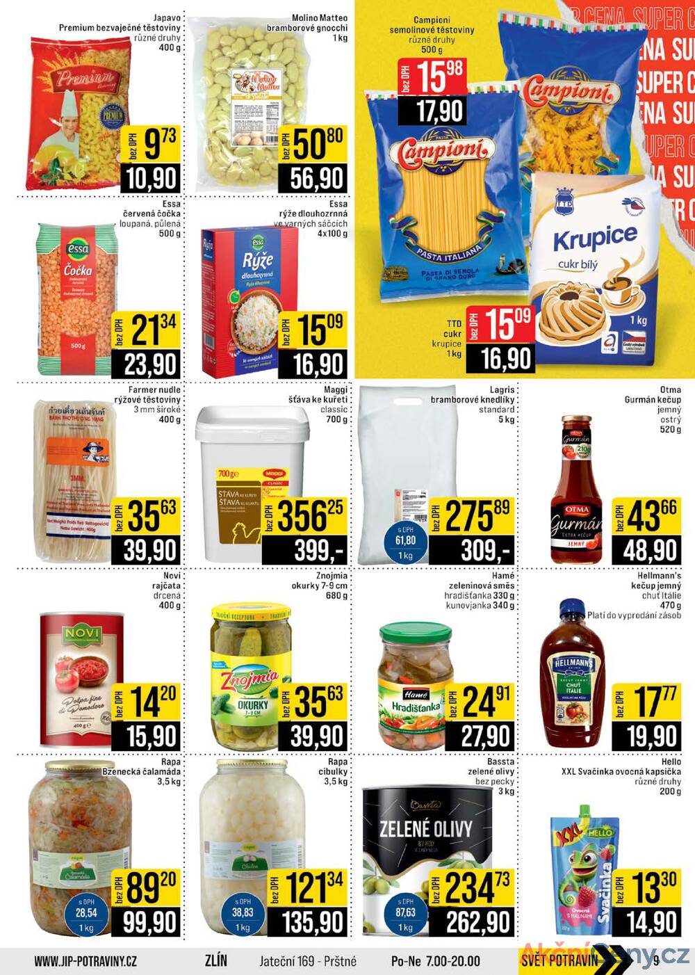 JIP Cash & Carry České Budějovice, Most, Náchod, Polička, Sušice a Svoboda nad Úpou od 21.1. do 27.1.2026