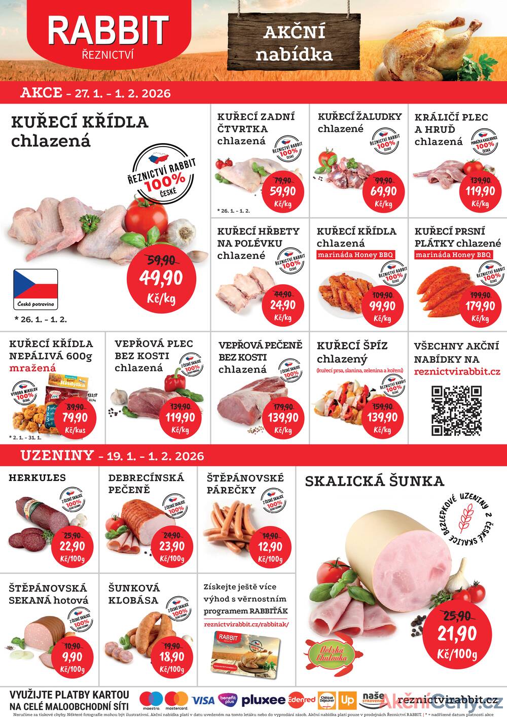 RABBIT řeznictví od 26.1. do 31.1.2026