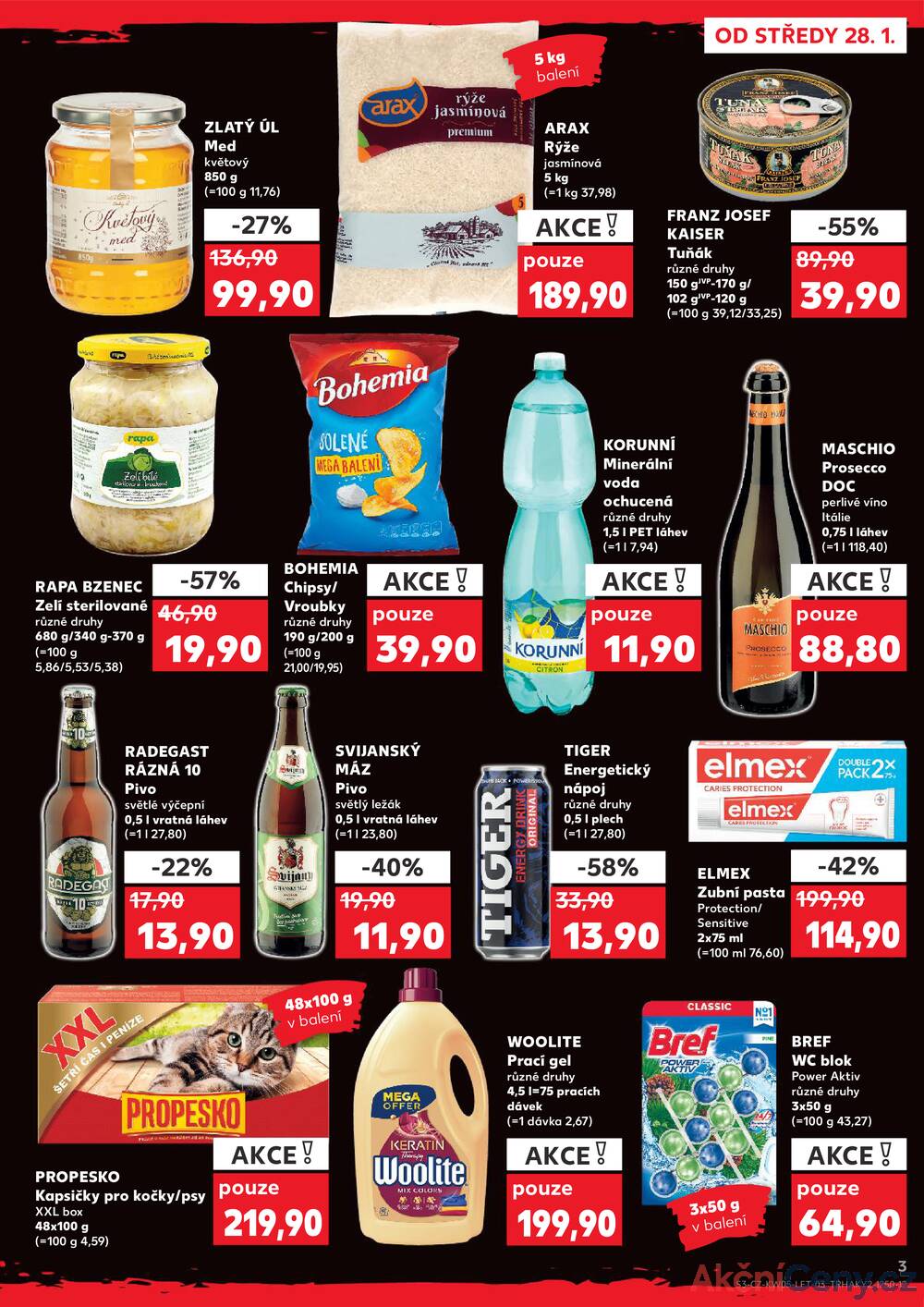 Kaufland 28.1. - 3.2. - Kaufland - Praha 3 (Jarov)