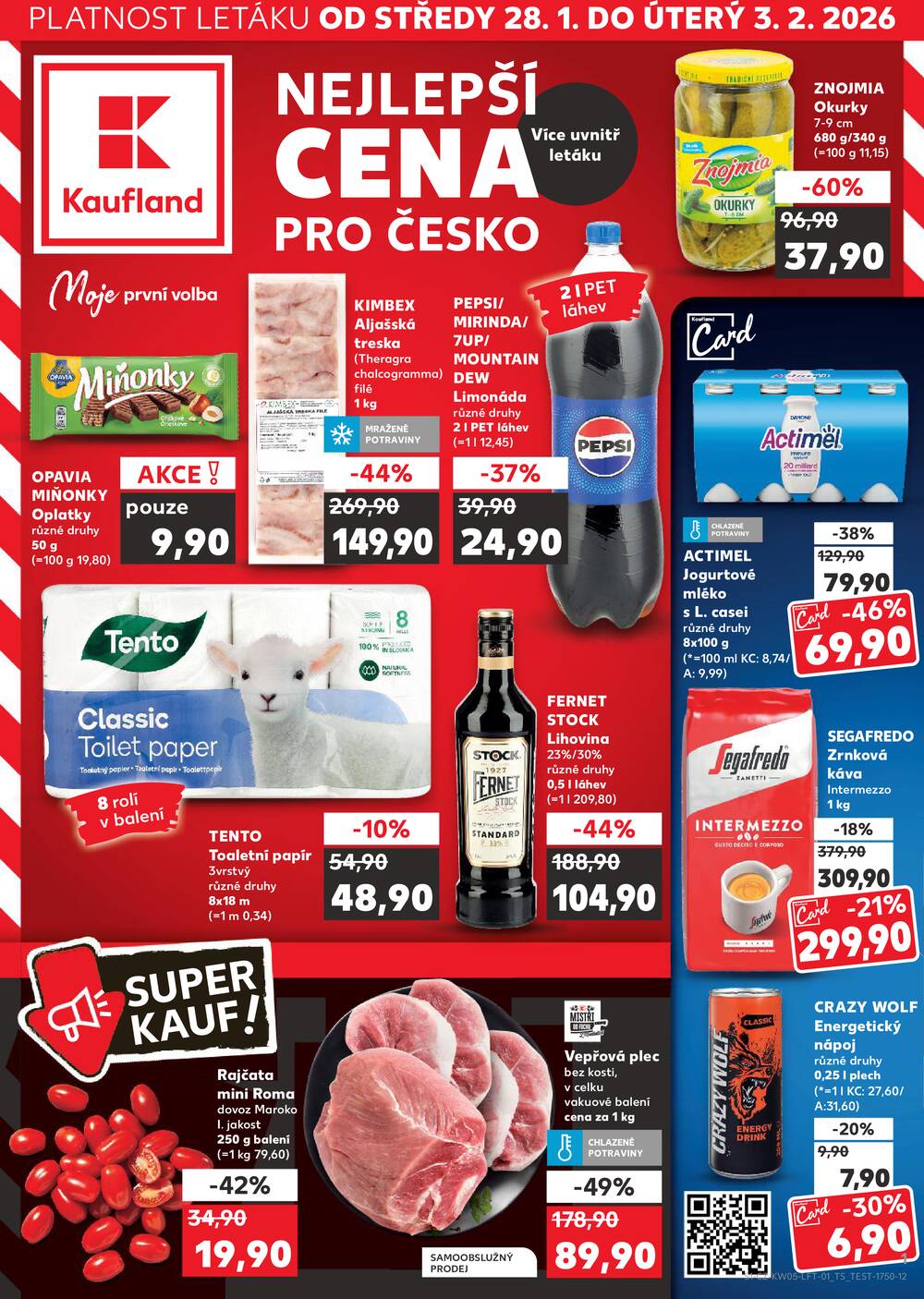 Kaufland 28.1. - 3.2. - Kaufland - Lovosice (Siřejovická)
