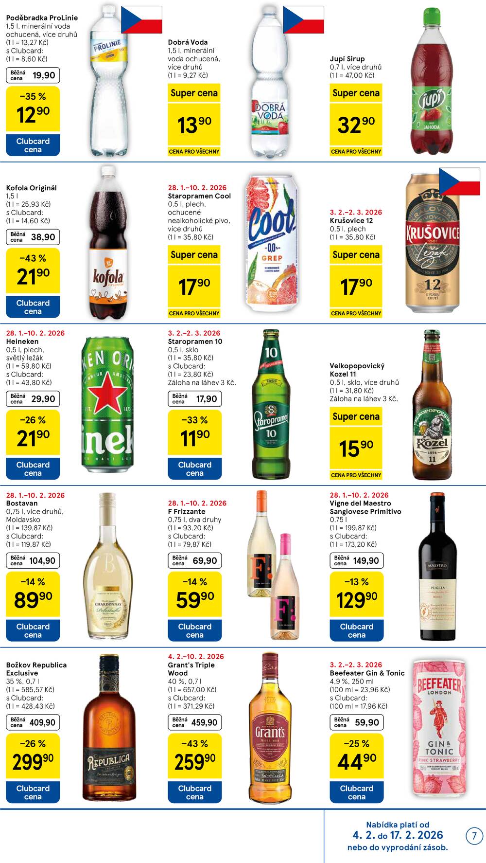 Leták Tesco - Tesco supermarkety od 4.2. do 10.2.2026 - strana 7 Leták Tesco - Tesco supermarkety od 4.2. do 10.2.2026 - strana 7