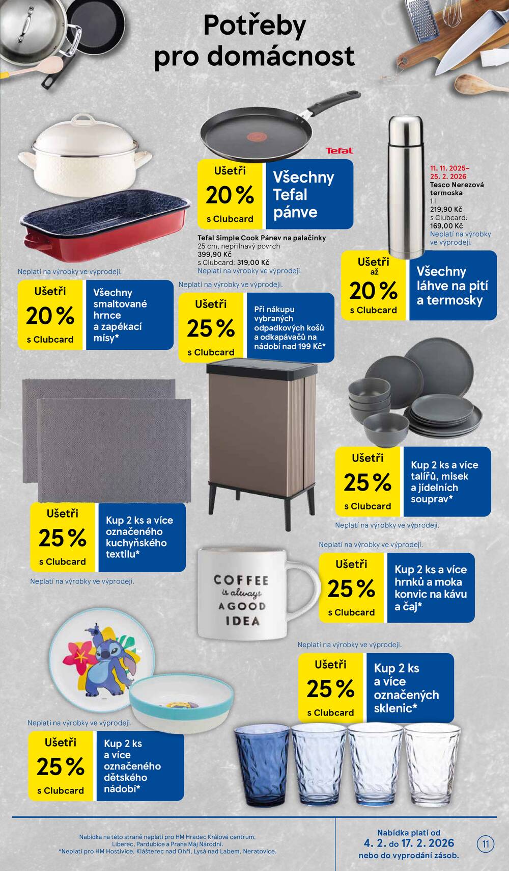 Tesco malé hypermarkety od 4.2. do 10.2.2026