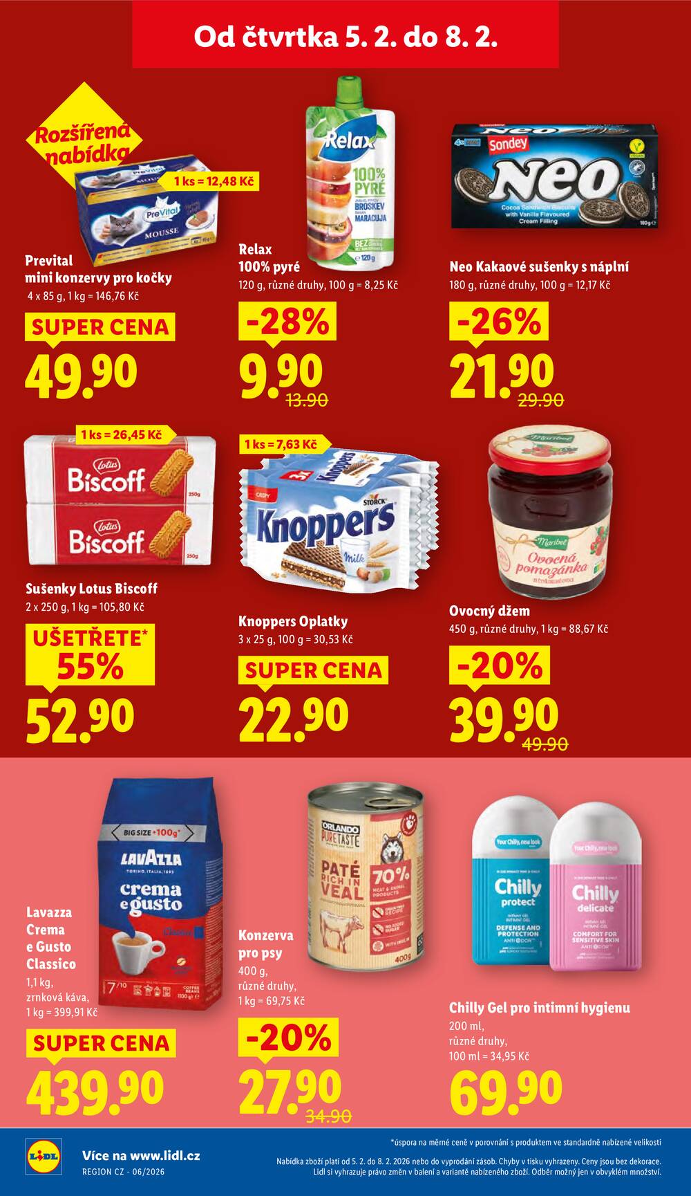 Lidl Čtvrtek od 5.2. do 8.2.2026