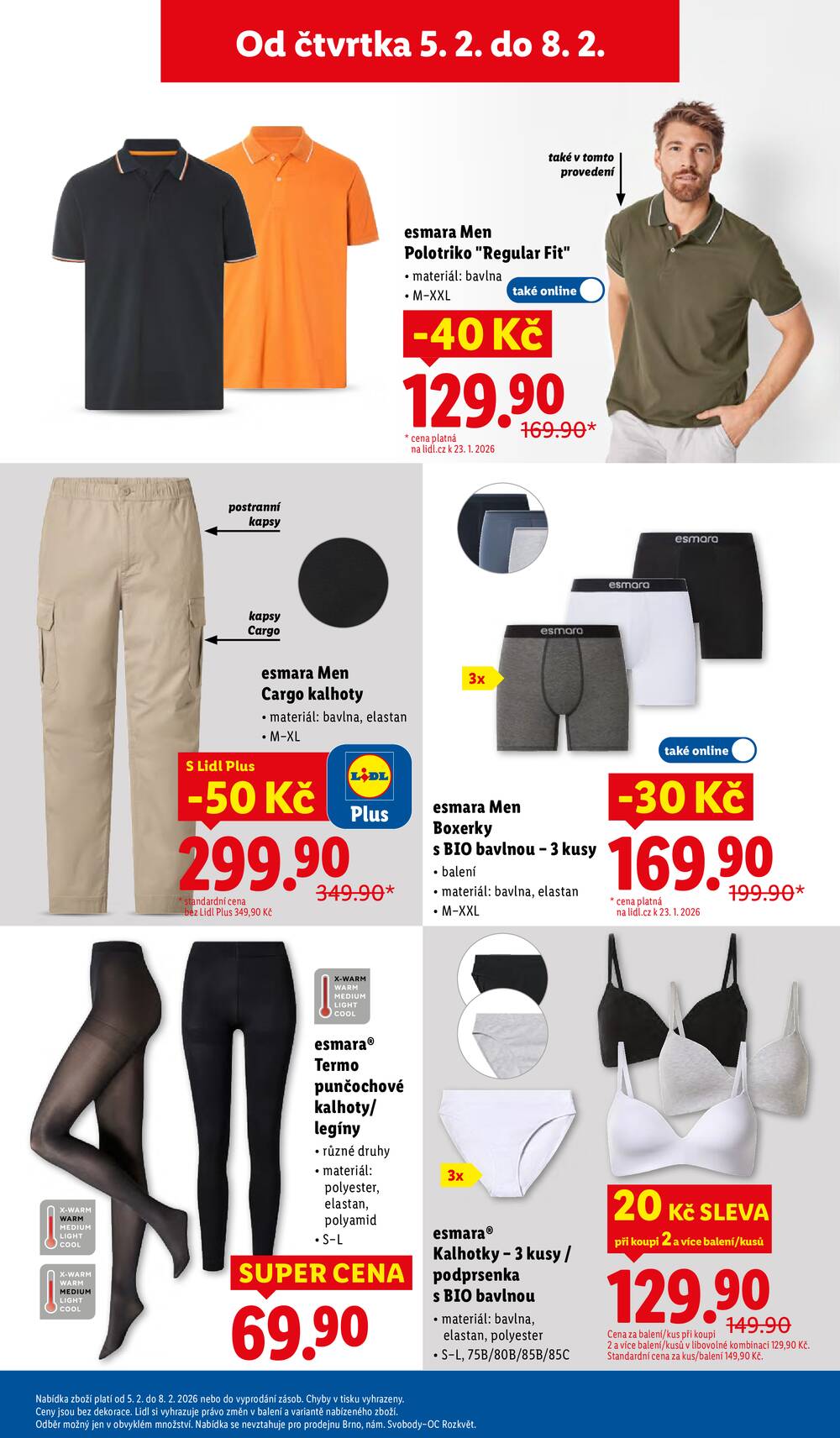 Lidl Čtvrtek od 5.2. do 8.2.2026