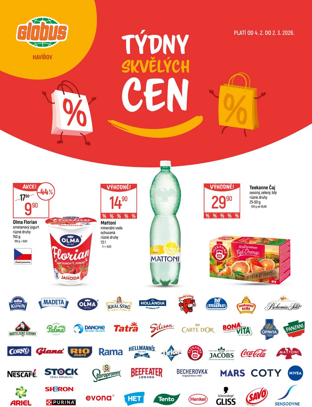 Akční leták Globus 4.2. - 2.3.2026 - Globus Havířov