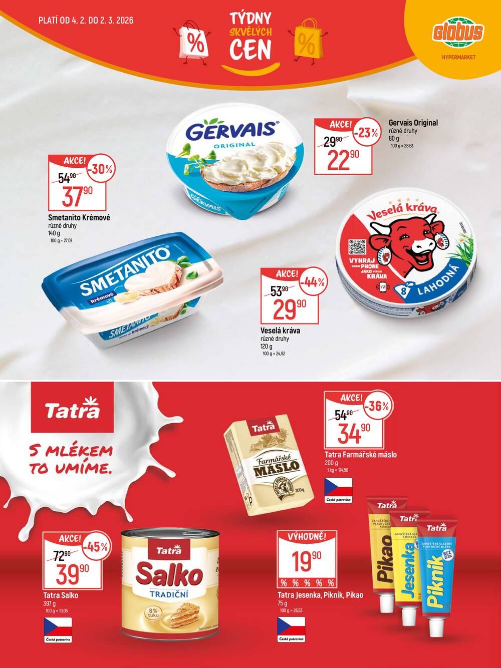 Akční leták Globus 4.2. - 2.3.2026 - Globus Havířov