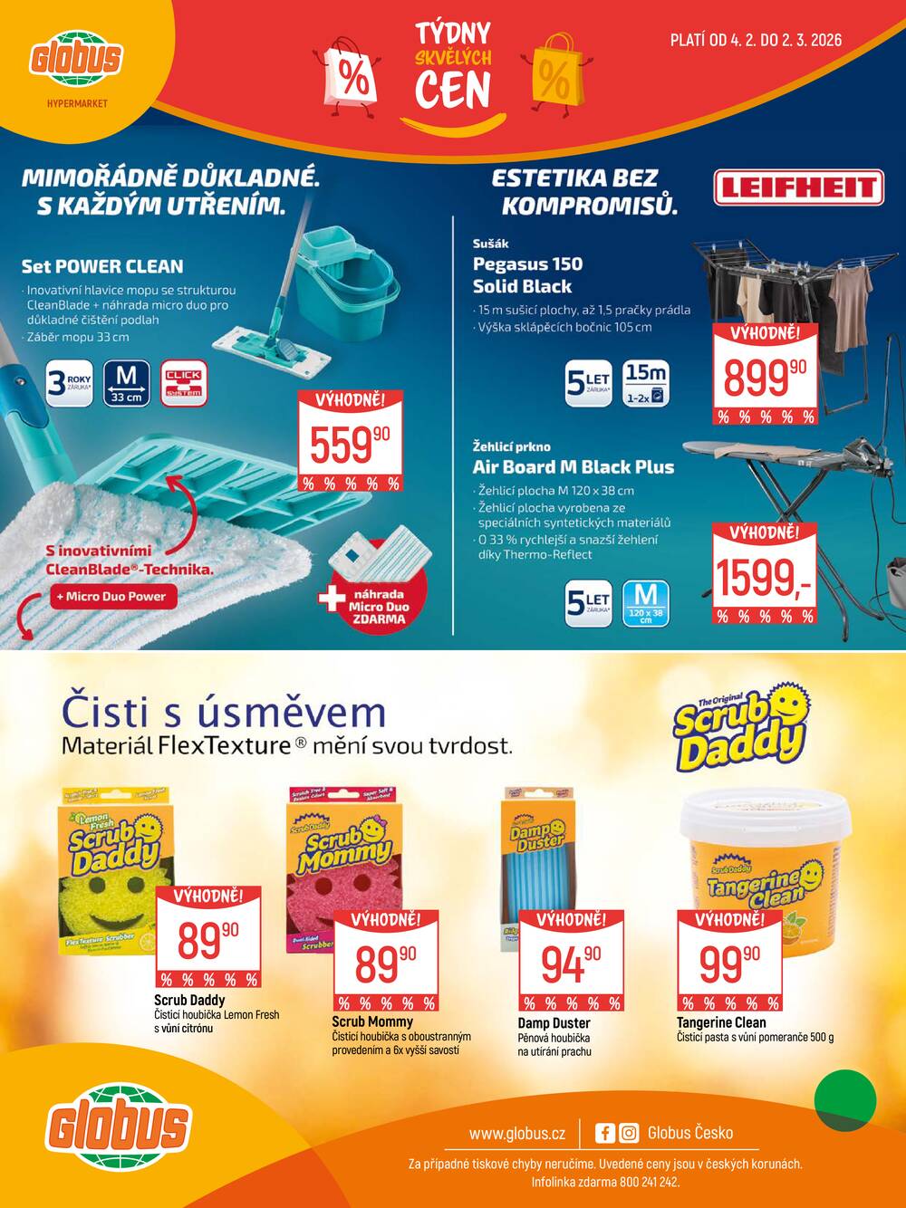 Akční leták Globus 4.2. - 2.3.2026 - Globus Havířov