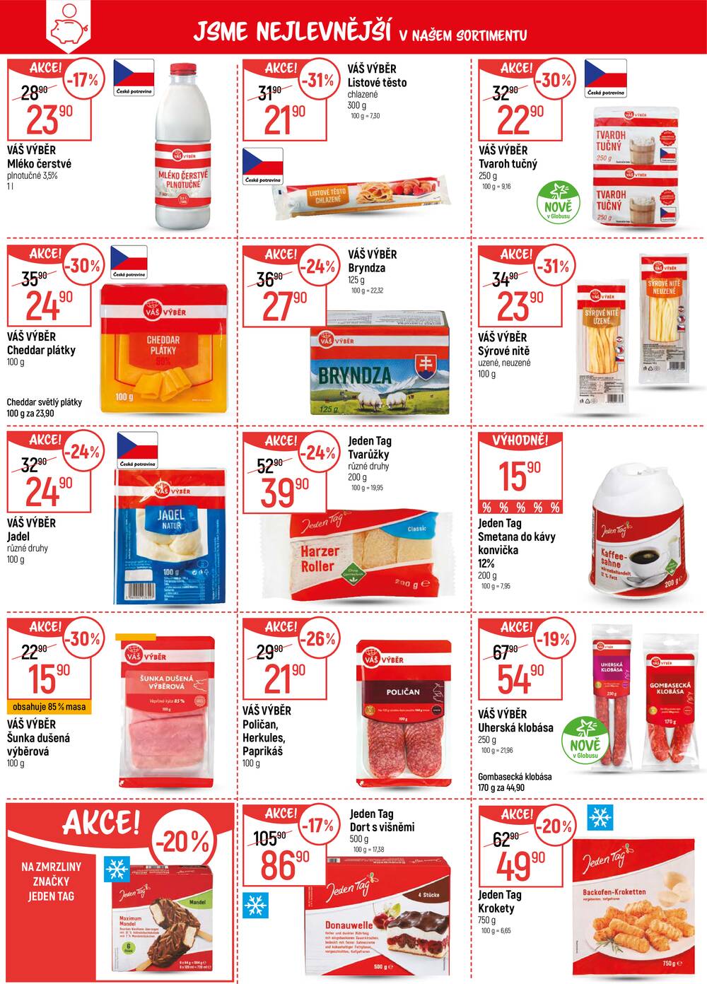 Leták Globus - Akční leták Globus 4.2. - 10.2.2026 - Globus Liberec - strana 1