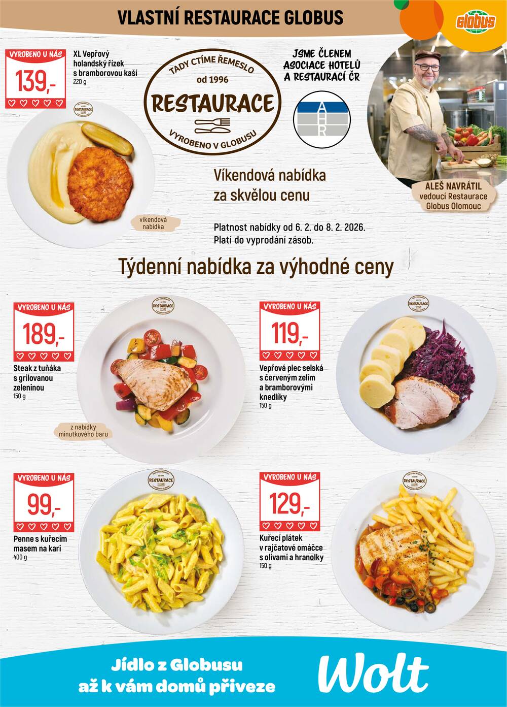 Akční leták Globus 4.2. - 10.2.2026 - Globus Olomouc