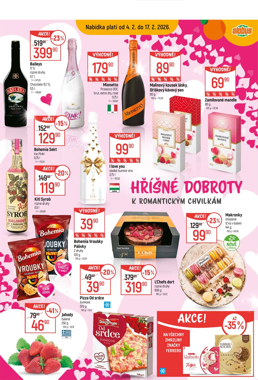 Akční leták Globus 4.2. - 10.2.2026 - Globus Olomouc