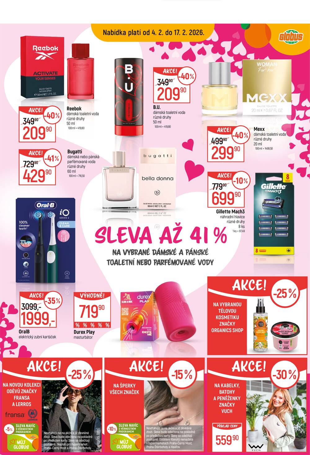 Akční leták Globus 4.2. - 10.2.2026 - Globus Opava