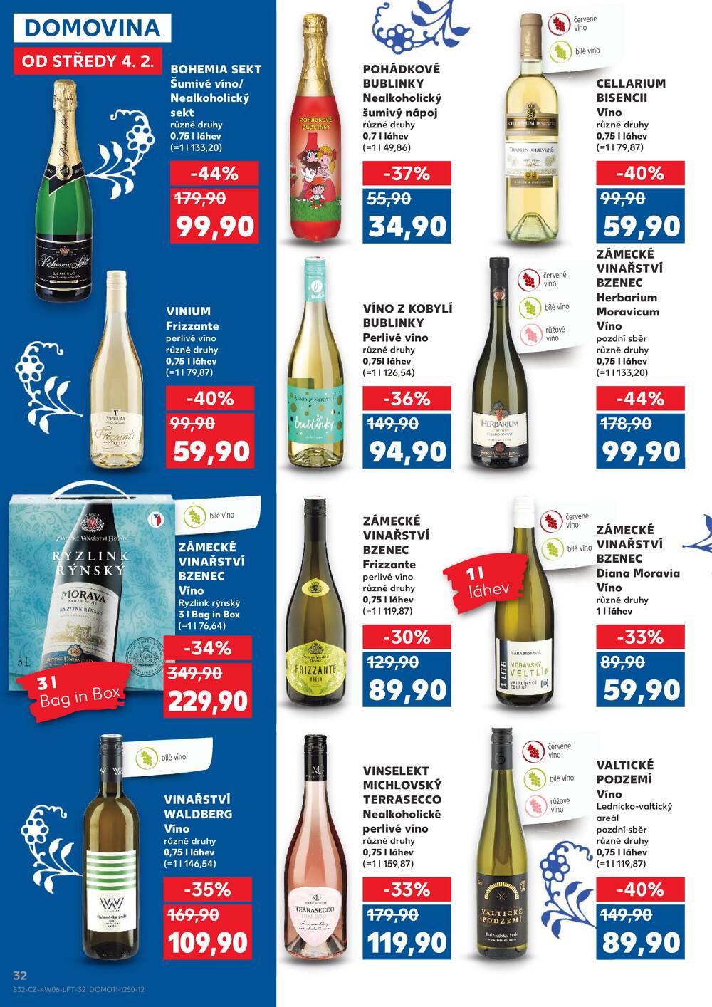 Leták Kaufland - Kaufland 4.2. - 10.2. - Kaufland - Rakovník (ul. Luženská) - strana 32