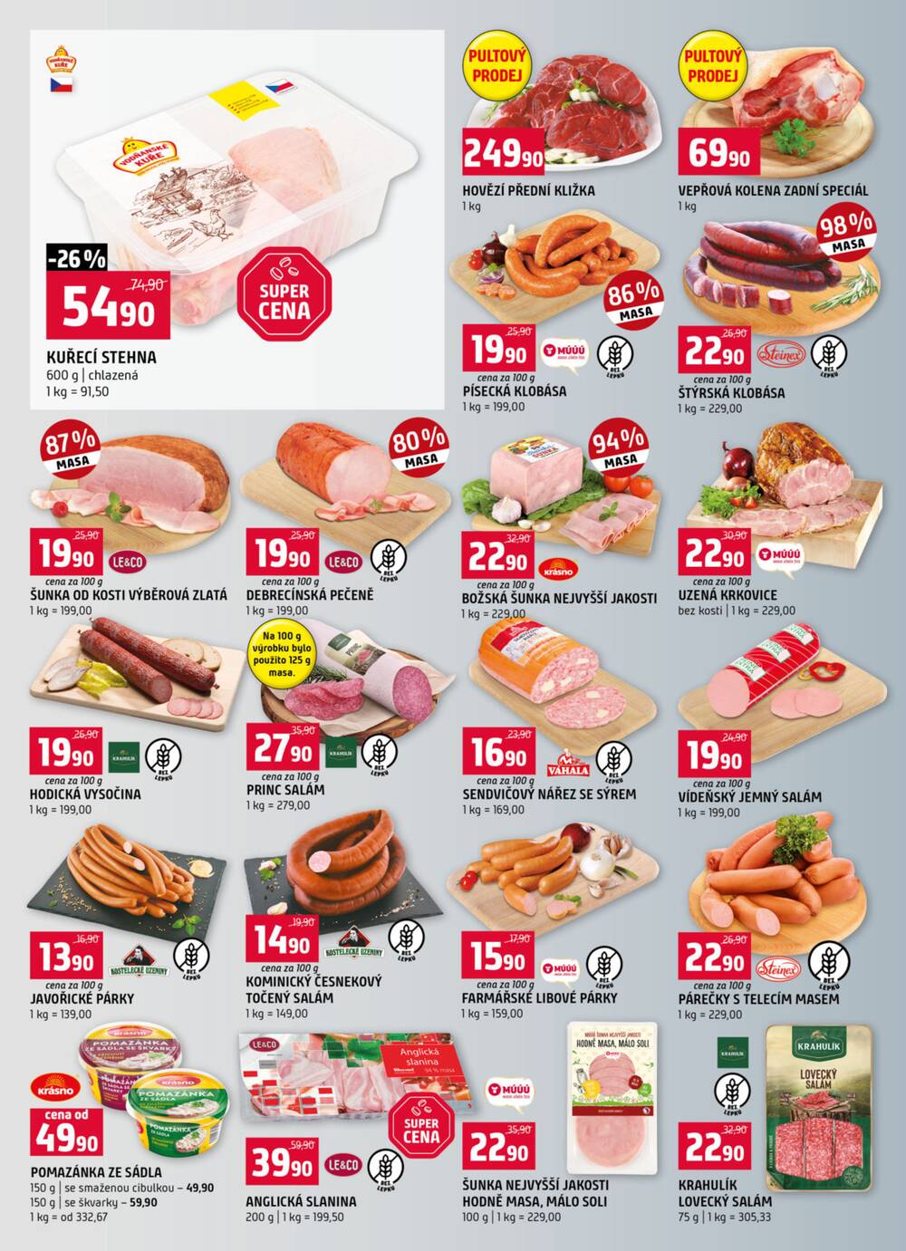 Terno České Budějovice, Hradec Králové, Olomouc, Bechyně, Třeboň, Trhové sviny, Bechyně, Týn nad Vltavou, Borovany od 11.2. do 17.2.2026