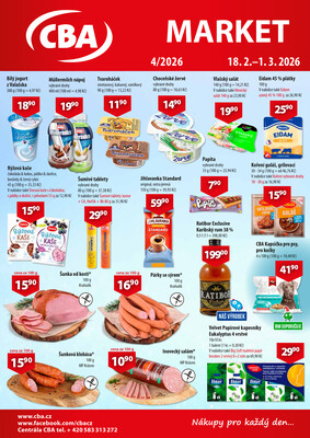 CBA : 3 letáky