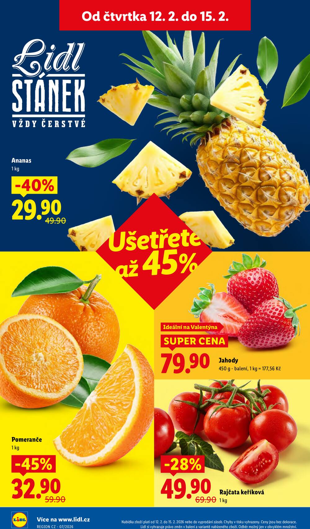 Lidl Čtvrtek od 12.2. do 15.2.2026