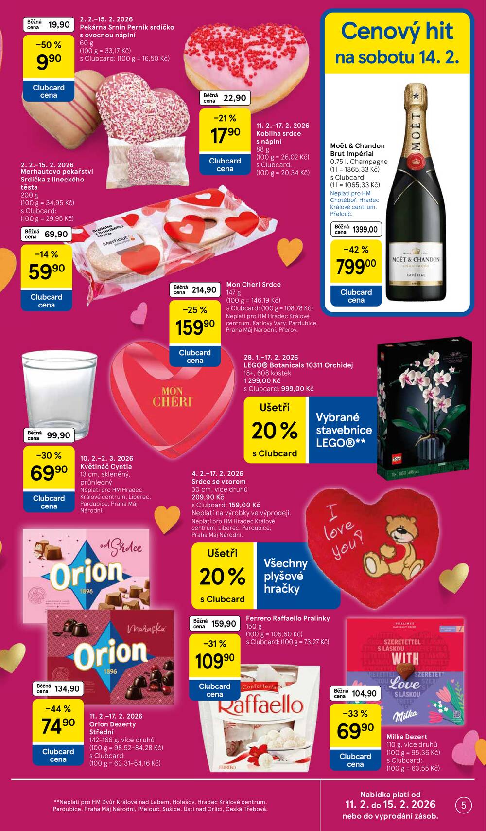 Tesco malé hypermarkety od 11.2. do 17.2.2026