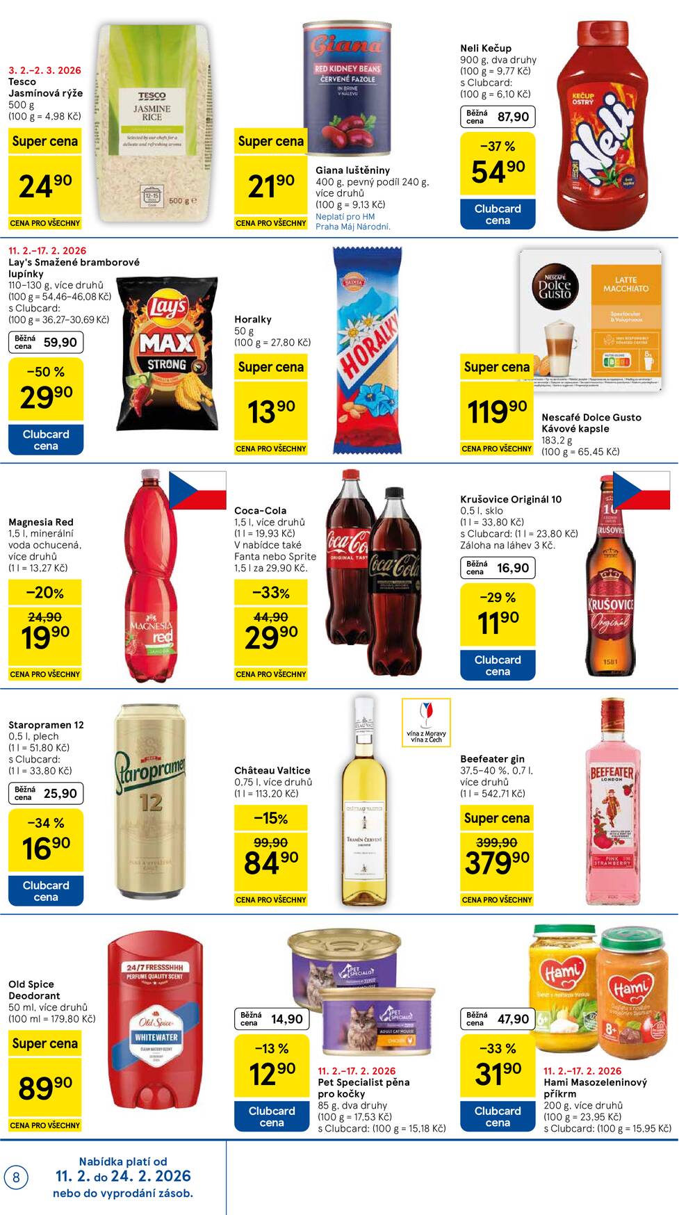 Tesco malé hypermarkety od 11.2. do 17.2.2026
