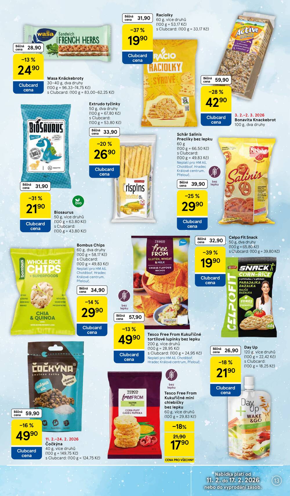 Tesco malé hypermarkety od 11.2. do 17.2.2026