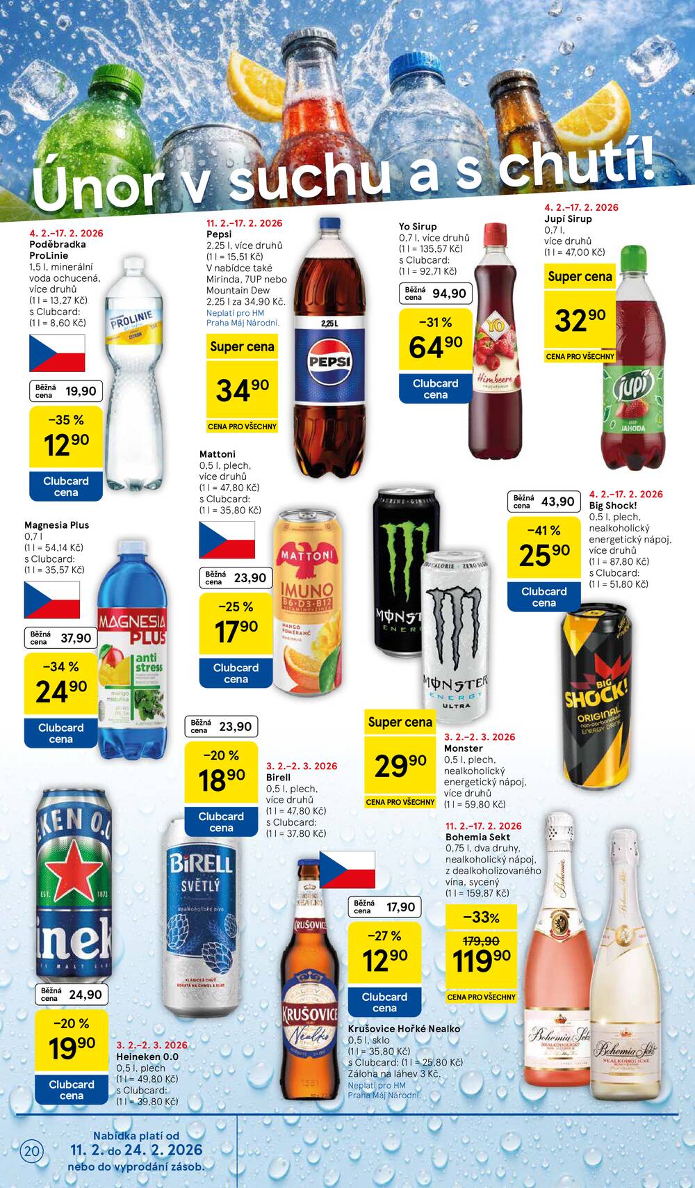 Tesco malé hypermarkety od 11.2. do 17.2.2026