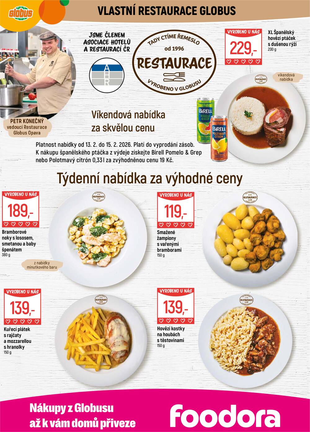 Leták Globus - Akční leták Globus 11.2. - 17.2.2026 - Globus Opava - strana 9