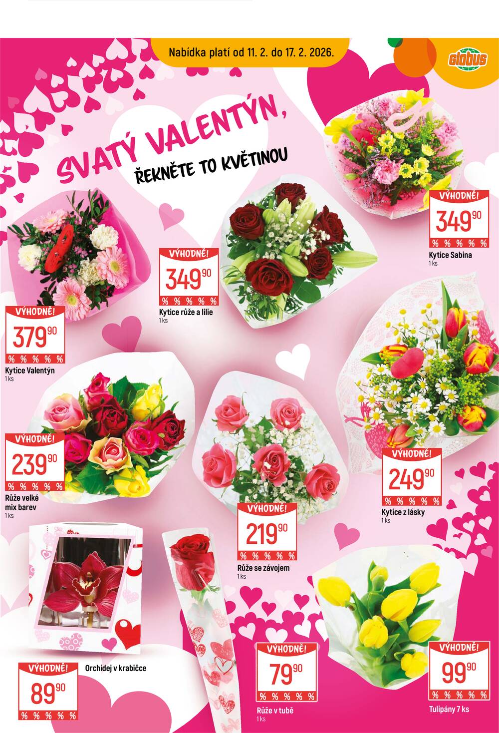 Akční leták Globus 11.2. - 17.2.2026 - Globus Brno Ivanovice