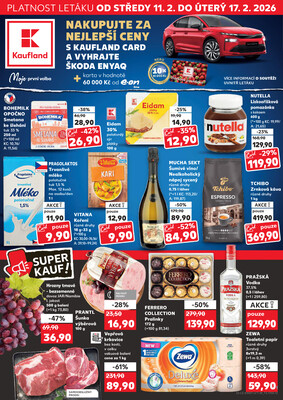 Leták Kaufland 11.2. - 17.2. - Kaufland - Tábor