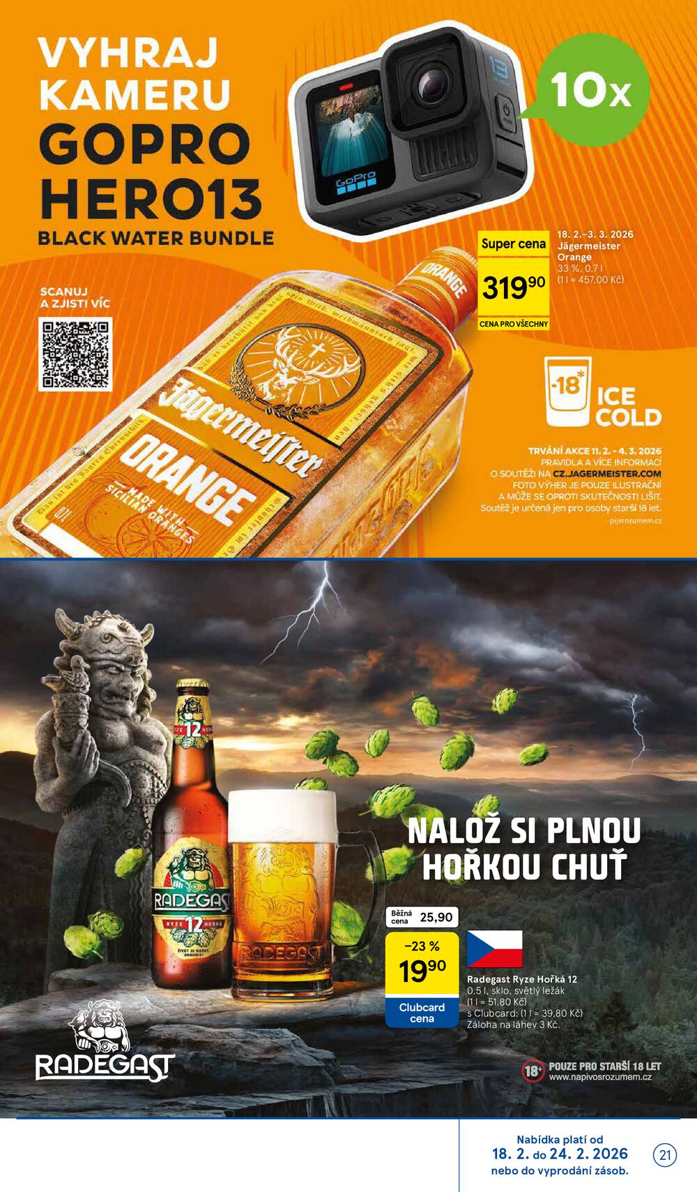 Tesco malé hypermarkety od 18.2. do 24.2.2026