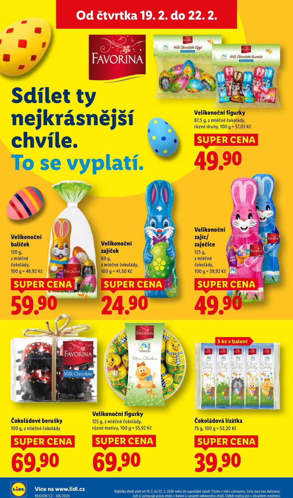 Lidl Čtvrtek od 19.2. do 22.2.2026