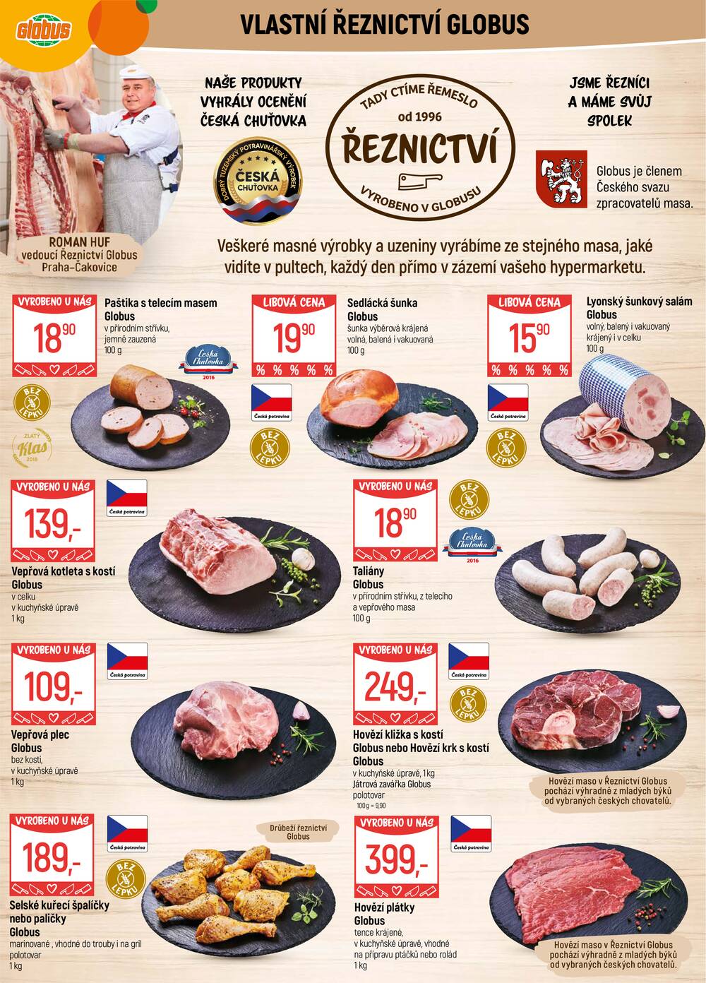 Akční leták Globus 18.2. - 24.2.2026 - Globus Praha - Čakovice