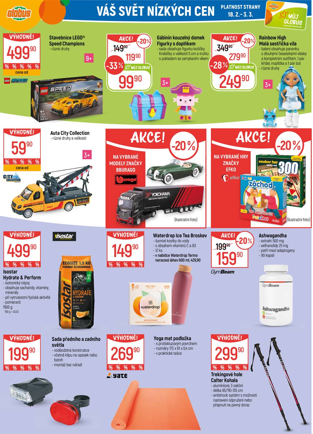 Leták Globus - Akční leták Globus 18.2. - 24.2.2026 - Globus Jenišov u Karlových Varů - strana 33
