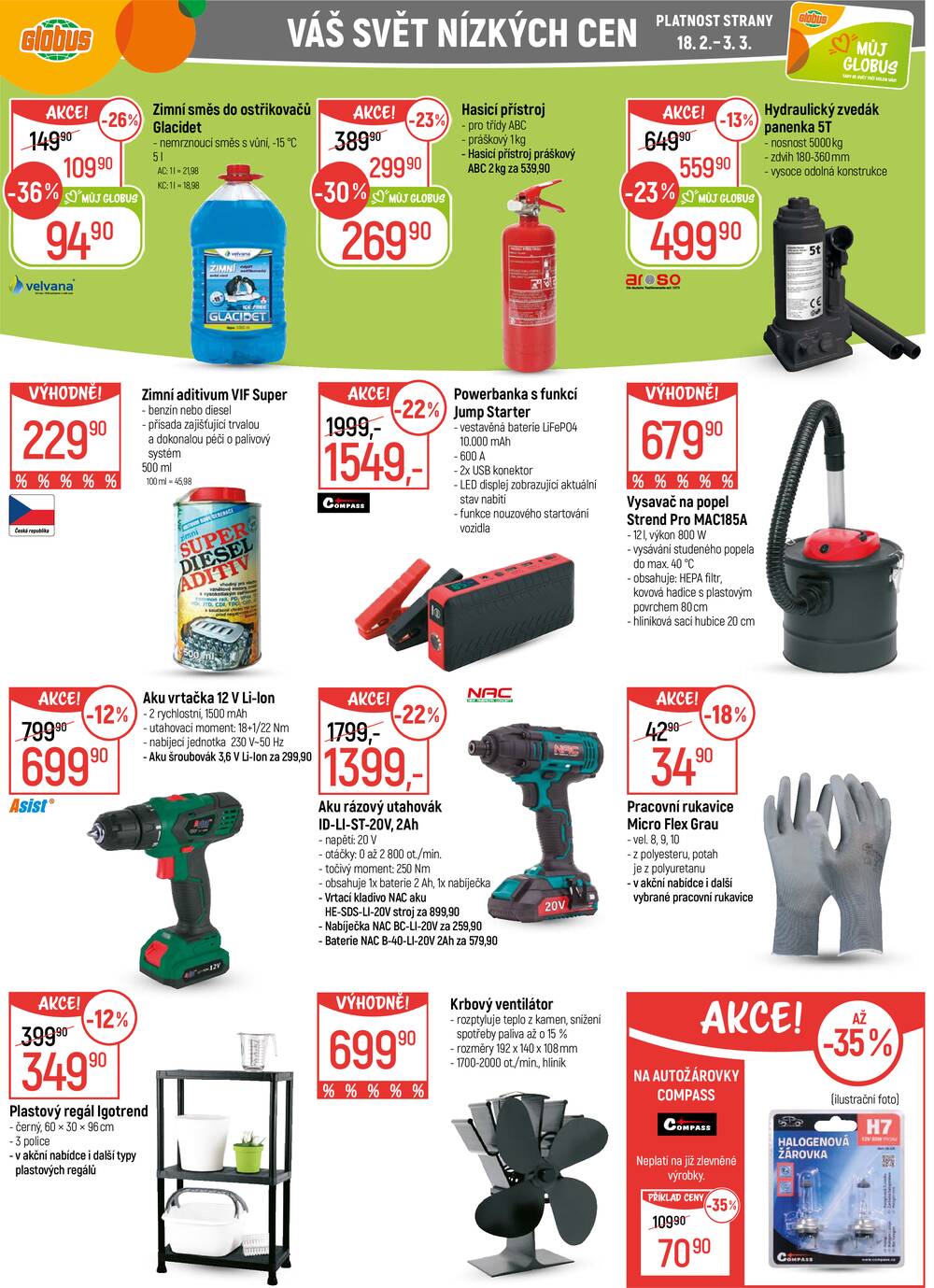 Leták Globus - Akční leták Globus 18.2. - 24.2.2026 - Globus Ostrava - strana 37