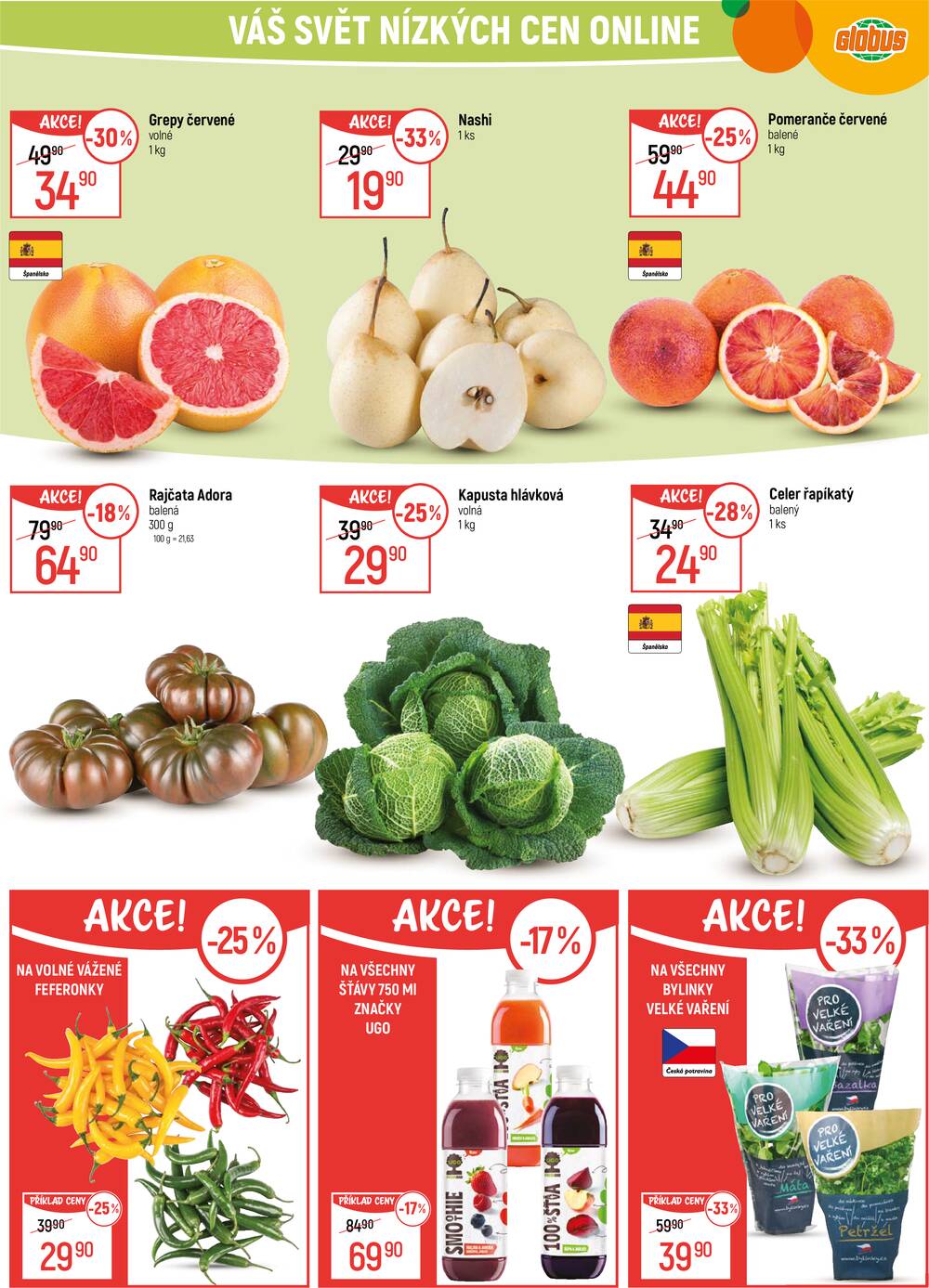 Akční leták Globus 18.2. - 24.2.2026 - Globus Pardubice