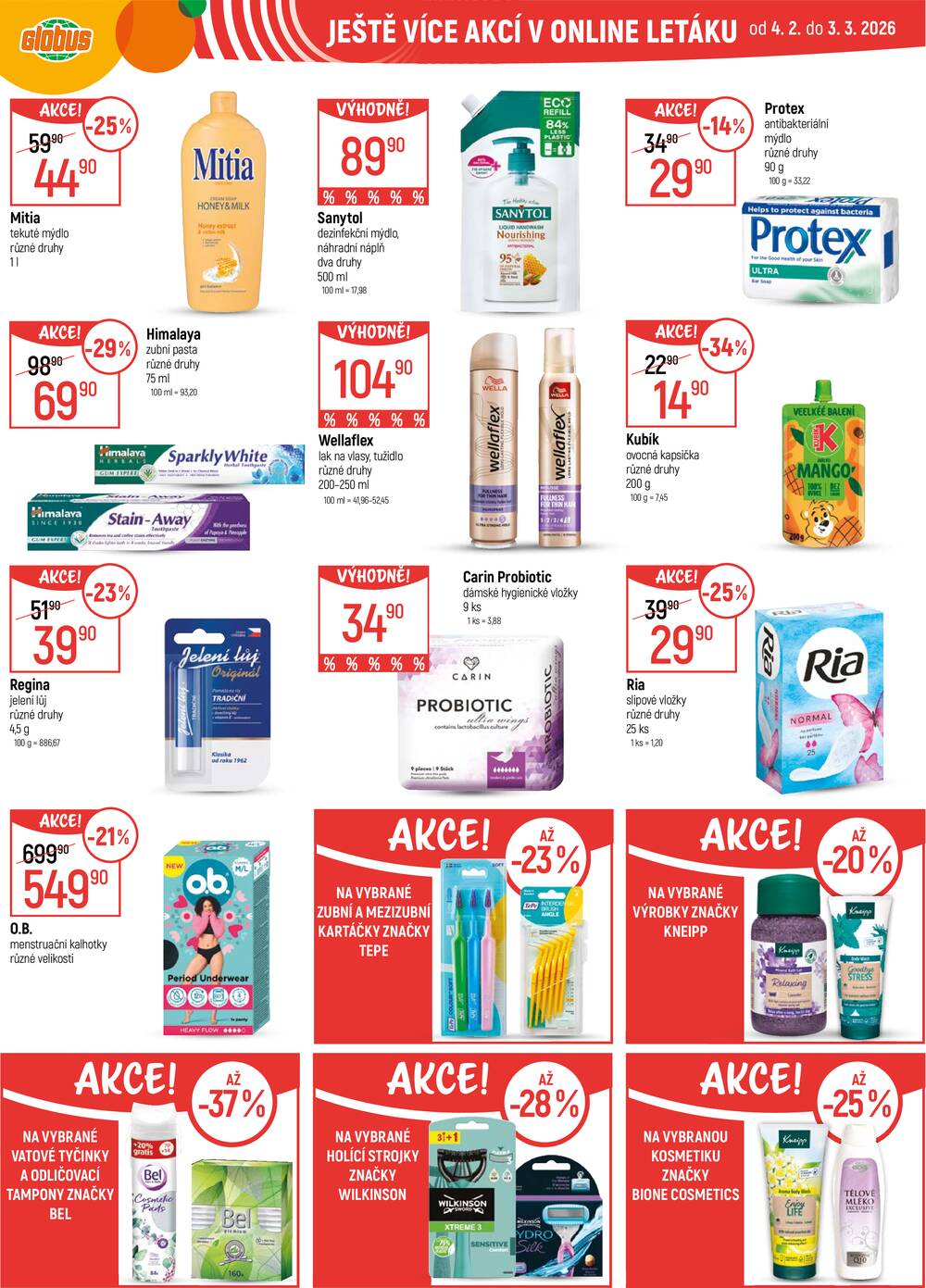 Akční leták Globus 18.2. - 24.2.2026 - Globus Pardubice