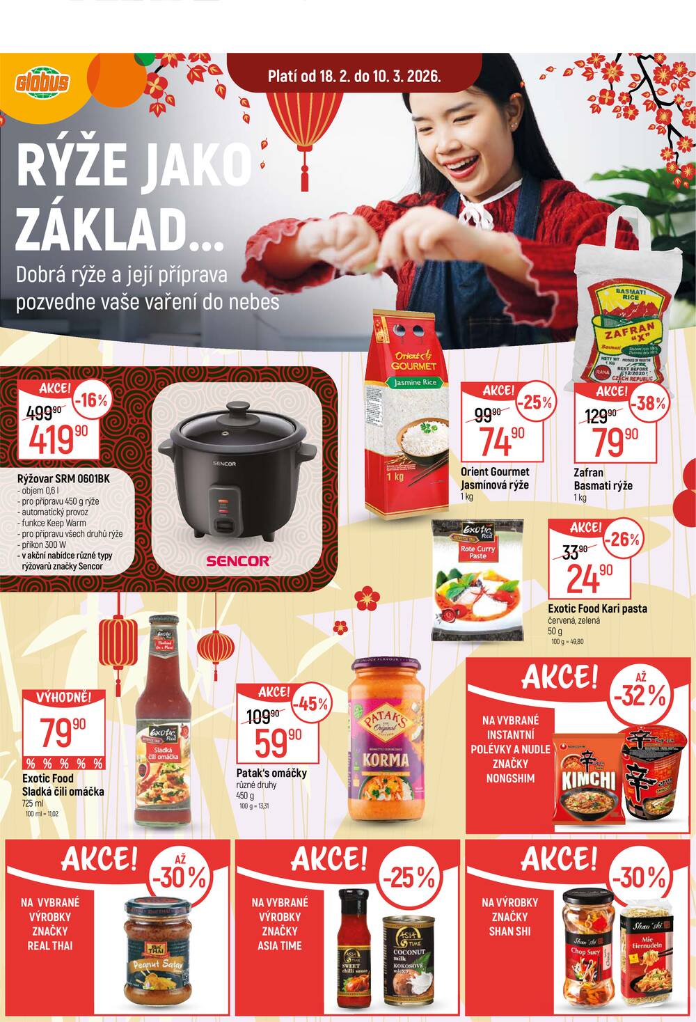 Akční leták Globus 18.2. - 10.3.2026 - Globus Chotíkov u Plzně