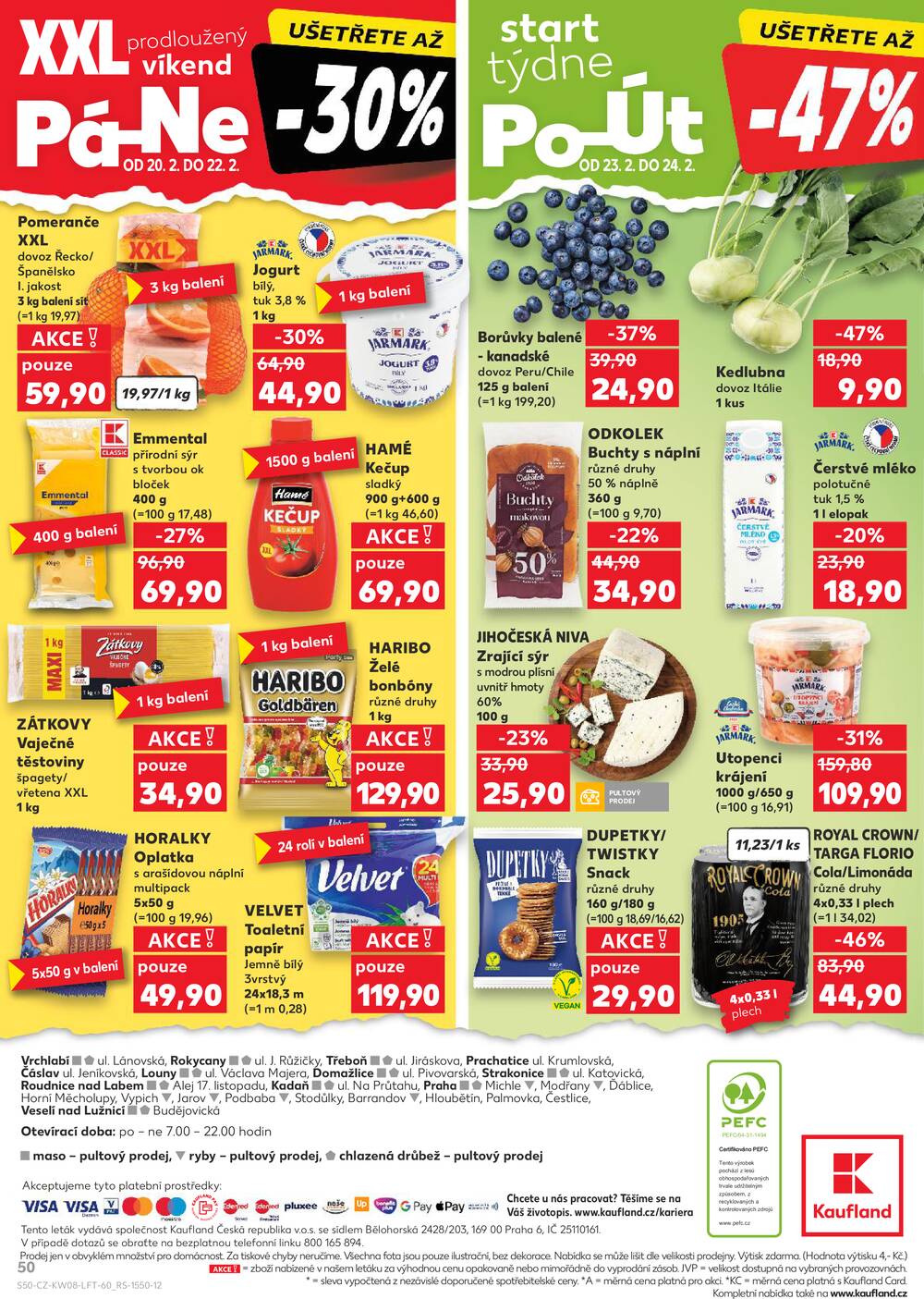 Leták Kaufland - Kaufland 18.2. - 24.2. - Kaufland - Praha 4 (Michle) - strana 50 Leták Kaufland - Kaufland 18.2. - 24.2. - Kaufland - Praha 4 (Michle) - strana 50