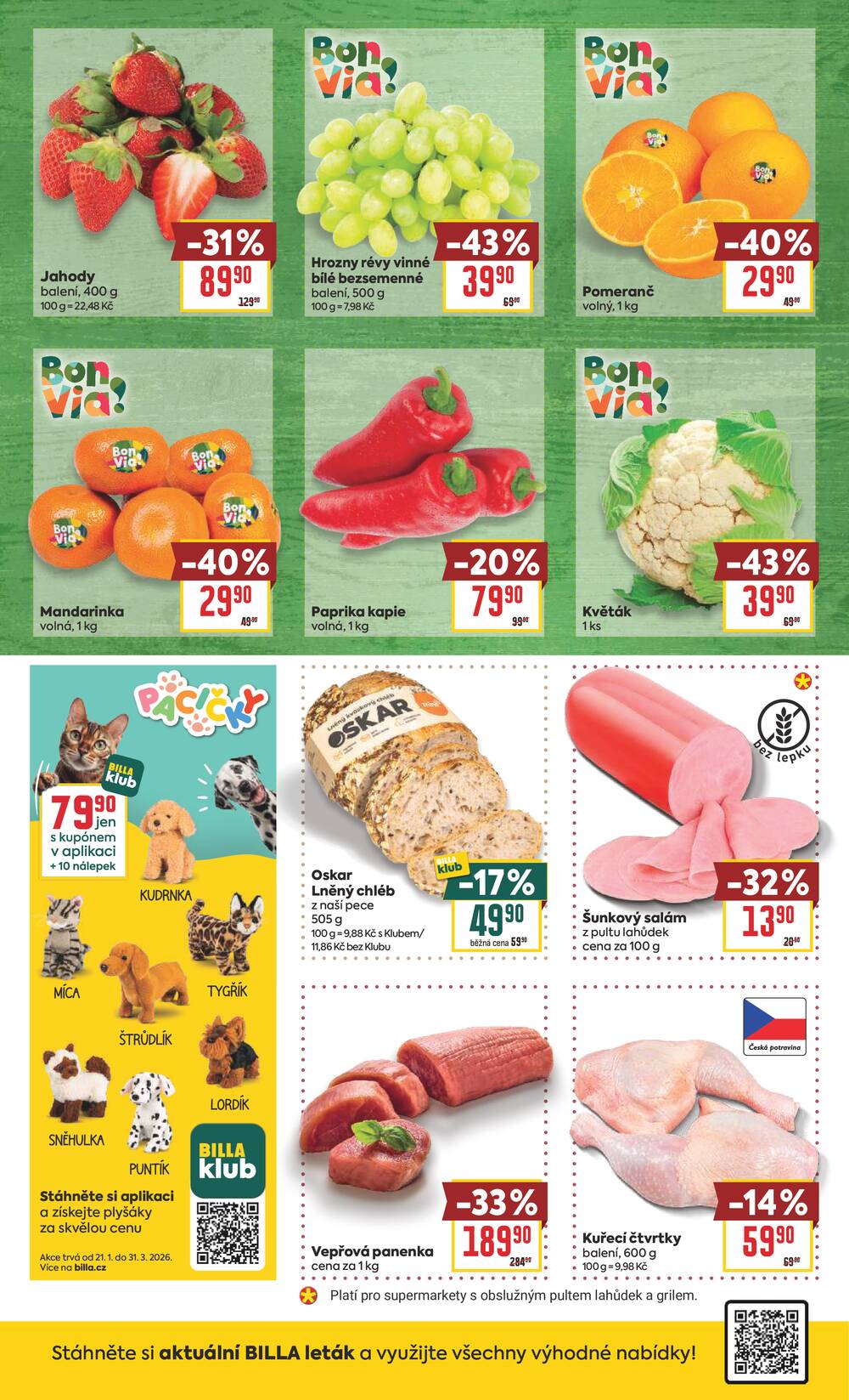 BILLA malý leták od 18.2. do 24.2.2026