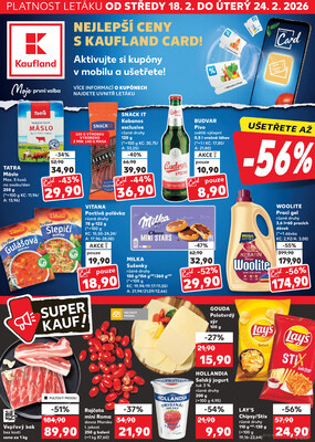 Leták Kaufland 18.2. - 24.2. - Kaufland - Dvůr Králové