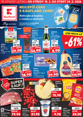 Leták Kaufland 18.2. - 24.2. - Kaufland - Šumperk