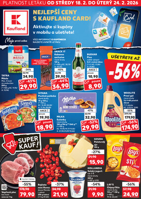 Leták Kaufland 18.2. - 24.2. - Kaufland - Havířov (U Stadionu)