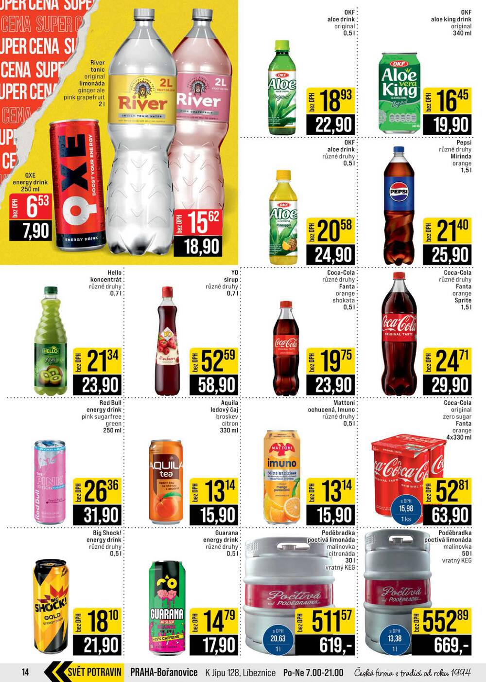 JIP Cash & Carry Brno, Praha, Ostrava, Jilemnice, Pardubice, Ostrava, Karlovy Vary, Olomouc a Zlín od 18.2. do 24.2.2026