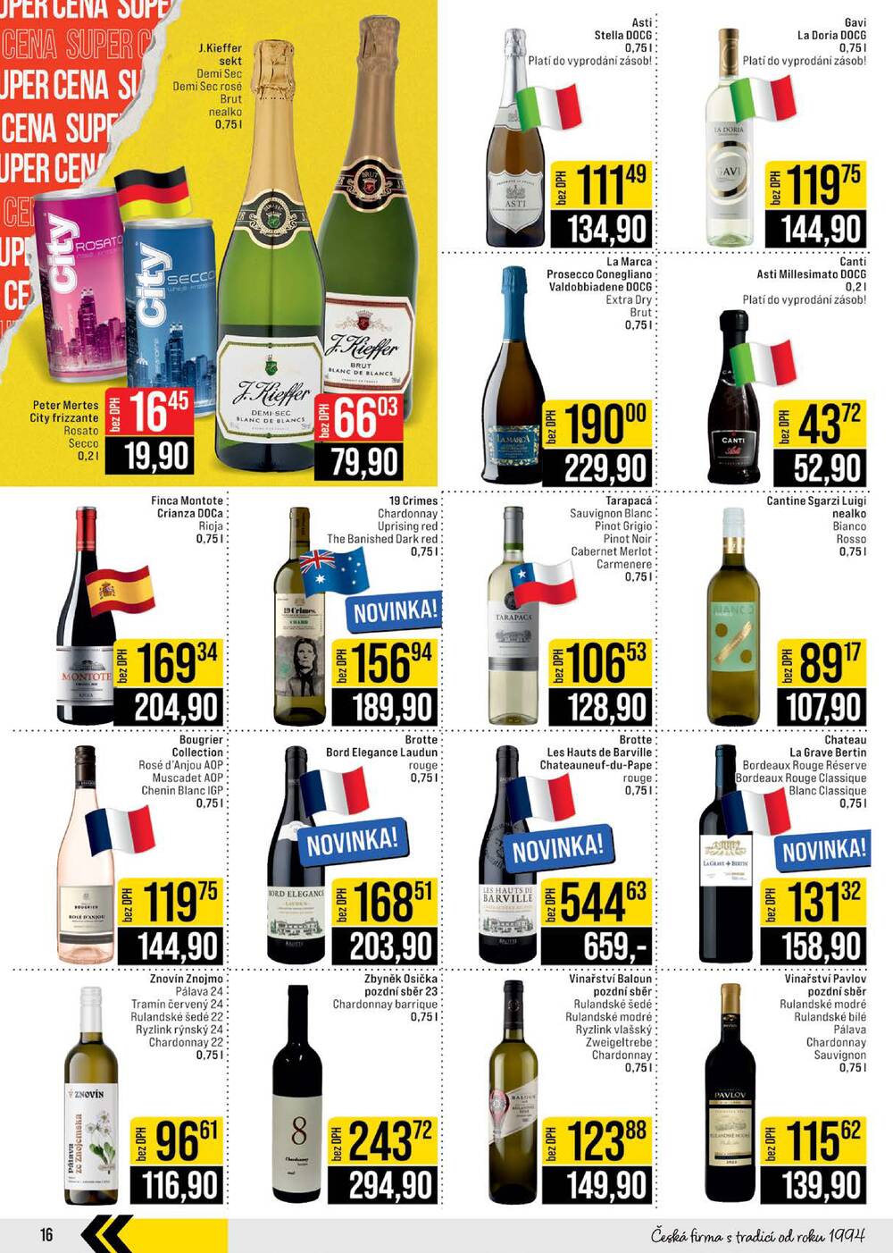 JIP Cash & Carry Brno, Praha, Ostrava, Jilemnice, Pardubice, Ostrava, Karlovy Vary, Olomouc a Zlín od 18.2. do 24.2.2026